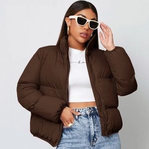 Stand Neck Puffer Jacket